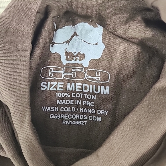 NEW Suicideboys G59 Records Skull T-Shirt 3 Pack Brown, Tan, Grey Sz Medium - Picture 3 of 7